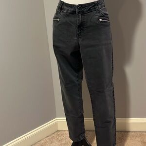 MIA Women's Charcoal Straight Leg Pants